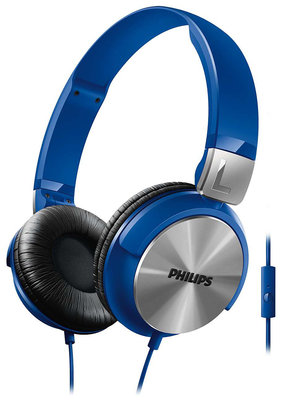 Philips SHL3165BL Kulaküstü Kulaklik / Mik / Mavi
