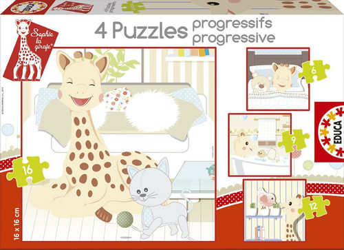 Educa Puzzle Çocuk Progresive 15491 Sophie grafe