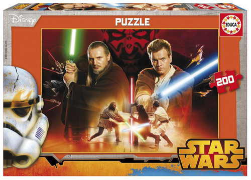 Educa Puzzle Çocuk 200 Star Wars 16165 Karton