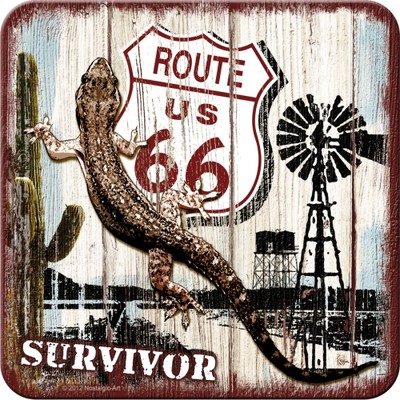 Nostalgic Art Route 66 Desert Survivor Tekli Bardak Altligi 9x9 cm 46110