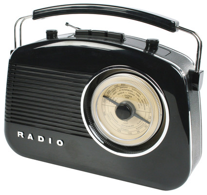 Könıg Retro Design Am/Fm Radio Black HAV-TR710BL