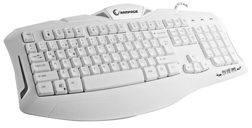 Everest Rampage KM-R5 Beyaz Usb 3 Farklı Aydınlatmalı Oyuncu Q Multimedia Klavye + Mouse Set