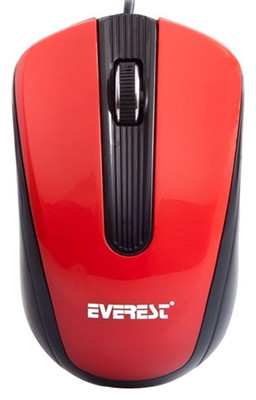 Everest SM-249 Usb Kırmızı/Siyah 800 dpi Optik Mouse