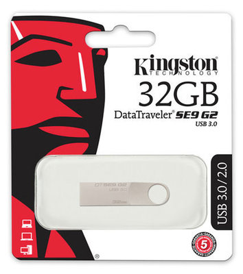 Kingston 32GB DataTraveler SE9 G2 USB 3.0 Flash Disk