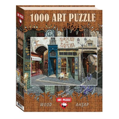 Art Puzzle Ahsap Cafe Leon  4438