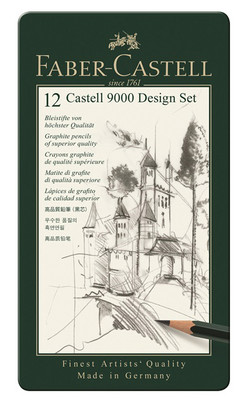 Faber-Castell Castell 9000 Design Kuşun Kalem Seti (5B-5H) 5160119064