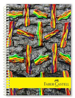 Faber-Castell Doga Sert Kapak Seperatörlü  Defter 120YP  5075400312