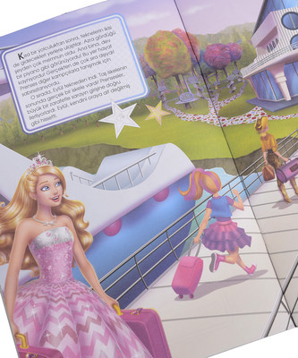 Barbie Prenses ve Rock Star - Müziğin Sihri Boya Oku Yapıştır