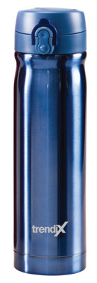 Trendix Çelik Içli Matara 500Ml Mavi (Termos Özellikli)