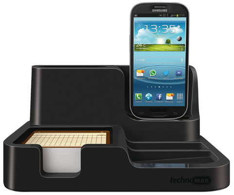 Mas Desk Organizer - Galaxy Charger-Siyah 6608