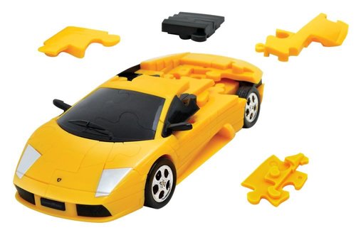 Mey 3D Puzzle 1:32 Lamborghini Yellow Solid 57060