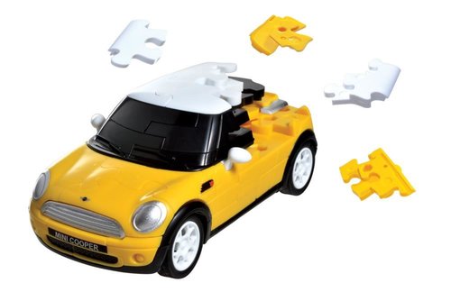 Mey 3D Puzzle 1:32 Mini Yellow Solid 57074