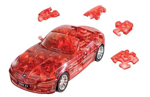Mey 3D Puzzle 1:32 Bmw Z4 Red Clear 57081