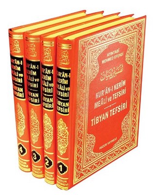 Tibyan Tefsiri - Kuran-ı Kerim Meali ve Tefsiri - 4 Kitap Takım