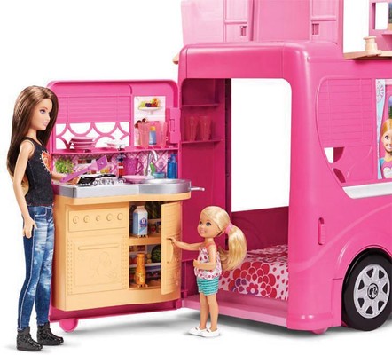Barbie Pembe Karavan CJT42