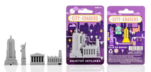 Suck Uk City Erasers - Silgi Seti New York SK ERASERNYC1