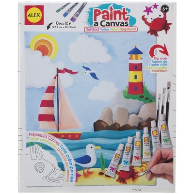 Alex Paint A Canvas- Sailboat 363S