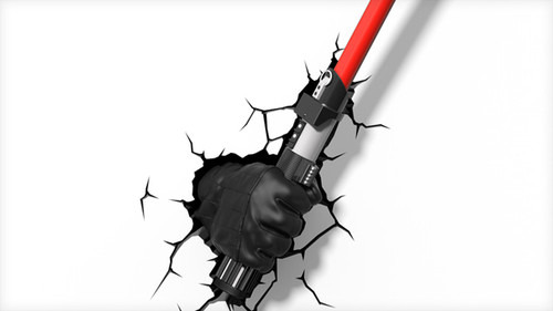 3DLightFX Star Wars: Darth Vader Isin Kilici 3 Boyutlu Lamba