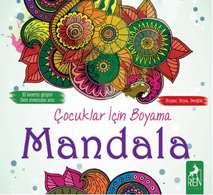 Çocuklar İçin Boyama - Mandala