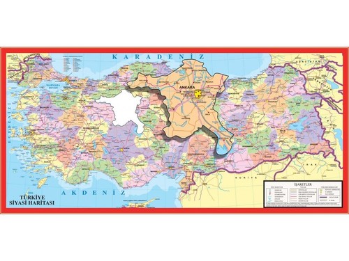Art Puzzle 4346 Türkiye Siyasi Haritasi 123 Parça Puzzle