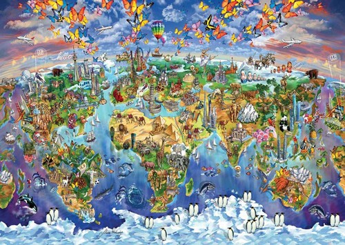 Art Puzzle Büyüleyici Dünya 2000 Parça 4717
