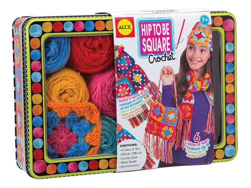 Alex 83T Hip To Be Square Crochet Tasarım Seti