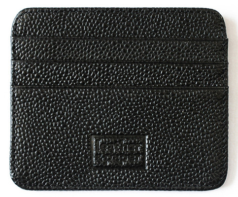 Leather & Paper Siyah Deri Kredi Kartlık