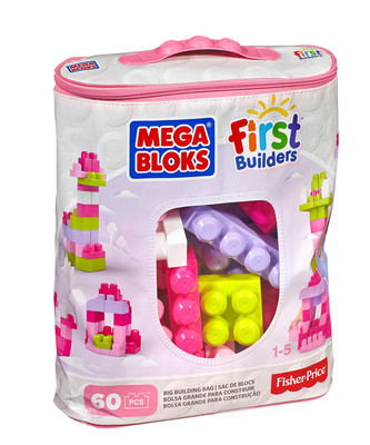 Mega Bloks 60'li Blok Torbalari (Pembe) DCH54
