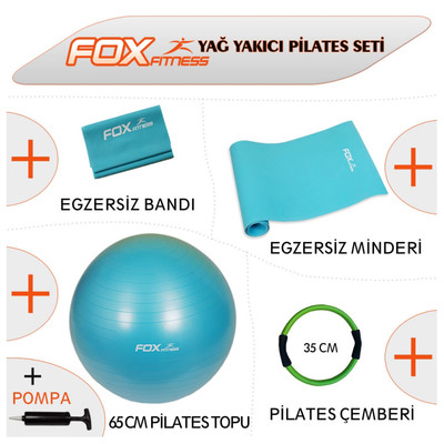 Fox Fitness Yağ Yakıcı Pilates Seti AKSFOXSET003