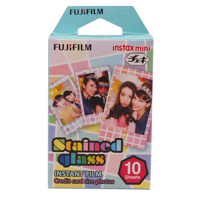 FUJIFILM instax mini Stained Glass 10'lu Film 