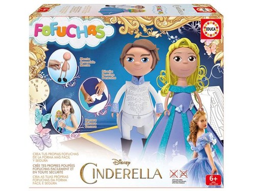 Educa 16457 Fofuchas Cinderella 2'li Set Disney Eğitici El Becerisi Seti