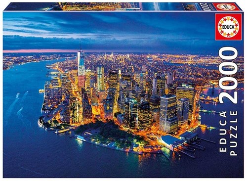 Educa Puzzle 2000 Parça New York Aerial View 16773 