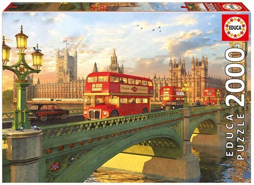 Educa Puzzle 2000 Parça Westminster Bridge London 16777