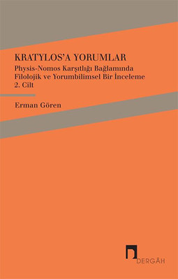 Kratylos 2. Cilt - Kratylos'a Yorumlar