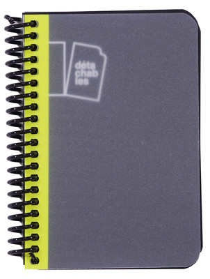 Container Black Book Detachables / Spiralli Yellow Small 47183-9