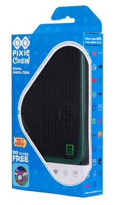 Pixie Crew Okul Kalem Kutusu Yeşil / Siyah PXA-04-D24