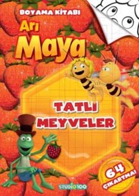 Arı Maya - Tatlı Meyveler Boyama Kitabı