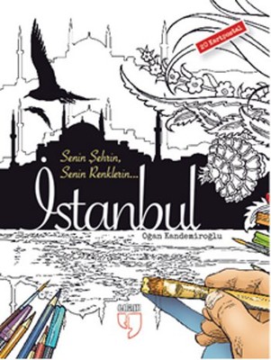 İstanbul Kartpostal Boyama - 20 Adet Kartpostal