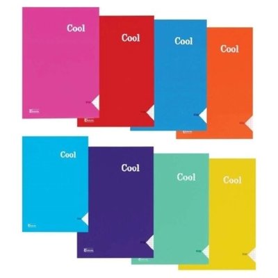 (X)K.Color A5 40 Yp.Çizgili PP Kp.Dikisli Cool Defter 450601-99