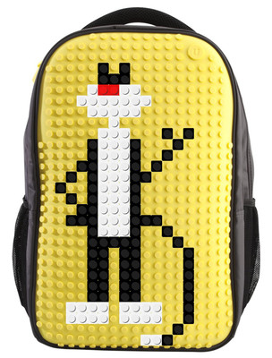 Pixel Bags Sırt Çantası 09 Gri / Sarı WY-A009-VF