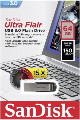 SanDisk Ultra Flair  USB 3.0 64GB SDCZ73-064G-G46
