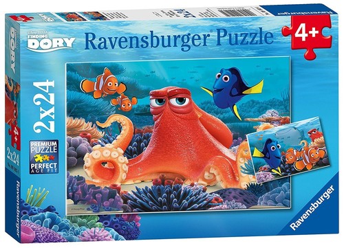 Ravensburger 2x24 Parça Puzzle WD F Dory 91034