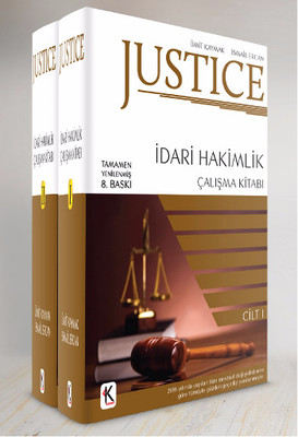 Justice - İdari Hakimlik Çalışma Kitabı - 2 Kitap Takım