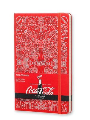 Moleskine Limited Edition (Özel Üretim) Coca Cola L Boy (13x21cm) Çizgili Defter