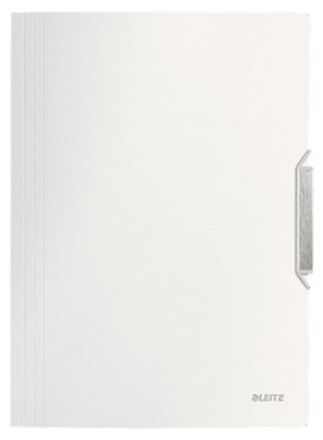 Leitz Style Ince Lastikli Dosya Kutup Beyazı