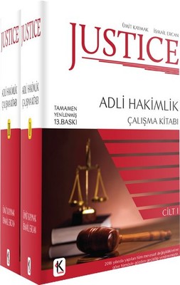 Justice - Adli Hakimlik Çalışma Kitabı - 2 Kitap Takım