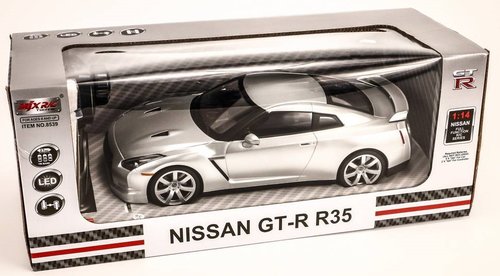 MJX RC Nissan GT-R R35 Silver 1/14