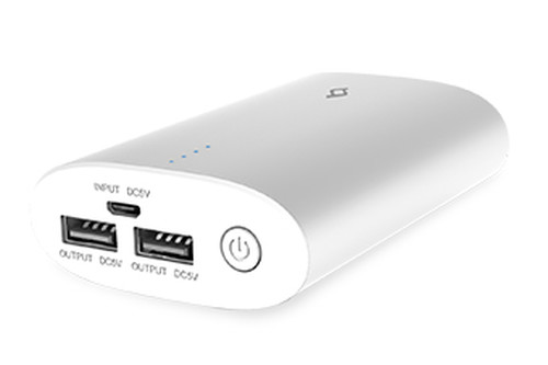 ttec ReCharger Duo 10.000mAh Ultra Kompakt Taşınabilir Şarj Cihazı Beyaz 2BB117B