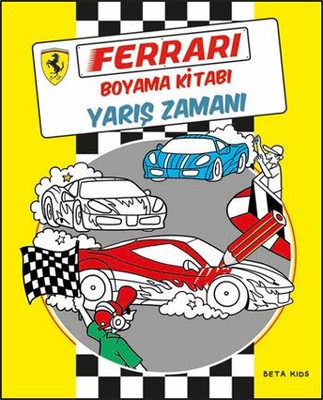 Ferrari Boyama Kitabı - Yarış Zamanı