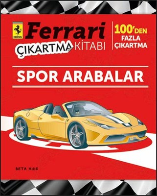 Ferrari Çıkartma Kitabı - Spor Arabalar